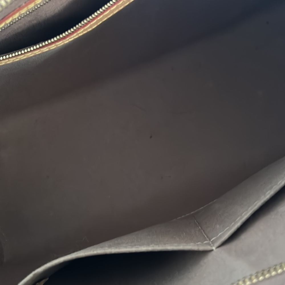 Louis Vuitton Tan Embossed Leather Bag. Dust Bag Not Included - Picture 3 of 7